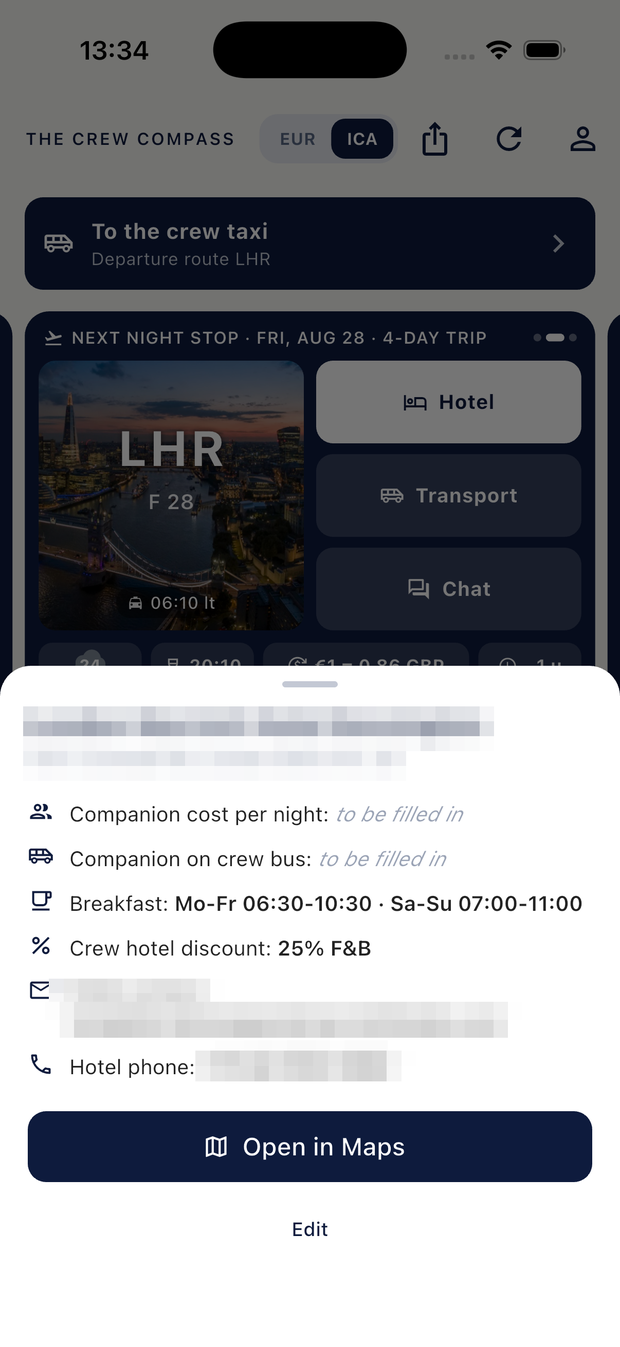 Hotel details